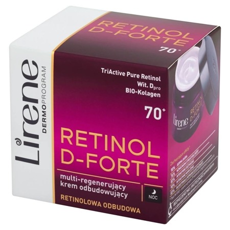 LIRENE Retinol D-Forte 70+ naktinis kremas 50ml