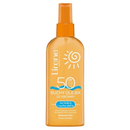 LIRENE Saulės sausas apsauginis aliejus SPF50 150ml