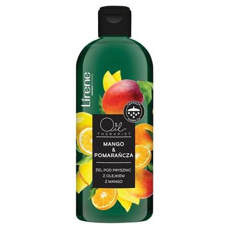 LIRENE_Dermoprogram Oil Therapist żel pod prysznic Mango & Pomarańcza 400ml