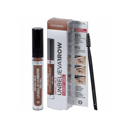 L'OREAL Unbelieva Brow Ilgalaikis antakių gelis 104 Chatain 3,4ml