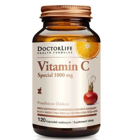 Laiku atpalaiduojamas vitaminas C witamina C 1000mg z dziką różą suplement diety 150 tabletek