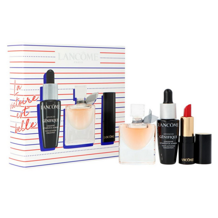 Lancome Advanced Génifique 7ml + La vie est belle Edp 4ml + Hypnôse Mascara 2ml + Bi-facil 30ml + L'Absolu Rouge Fini Satiné Teinte 132