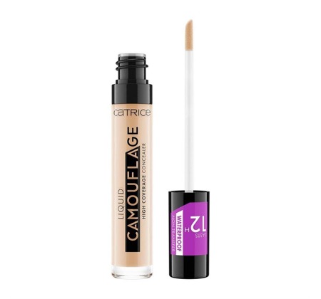 Liquid Camouflage High Coverage Concealer vandeniui atsparus maskuoklis 036 Halzenut Beige 5ml