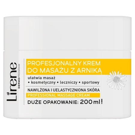 Lirene profesionalus masažo kremas su arnika 200ml