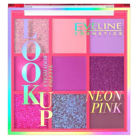 Look Up paleta 9 cieni do powiek Neon Pink 10,8g