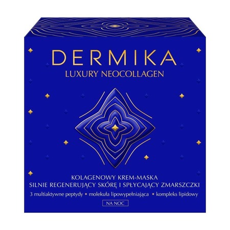 Luxury Neocollagenowy kolagenowy krem-maska do silnej regeneracji skóry i spłycania zmarszczek na noc 50ml