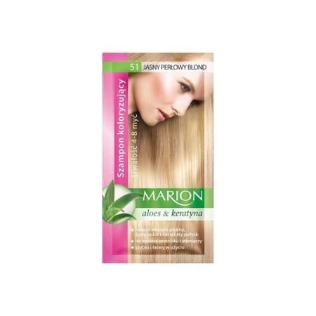 MARION_Szampon koloryzujący 4-8 myć 51 Jasny Perłowy Blond 40ml