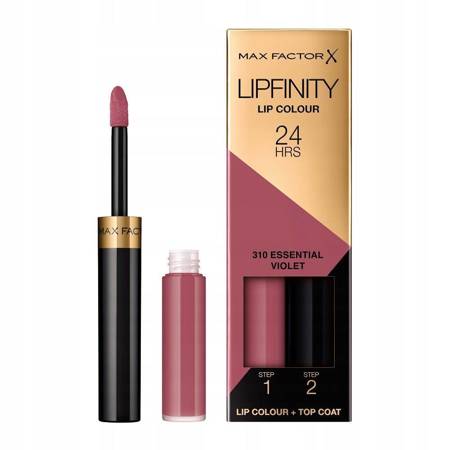 MAX FACTOR_Lipfinity Lip Colour ilgai išliekantys lūpų dažai 310 Essential Violet 2.3ml