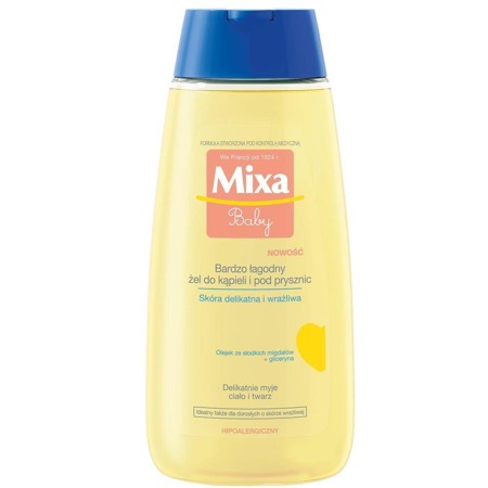 MIXA Baby itin švelni vonios ir dušo želė 200ml