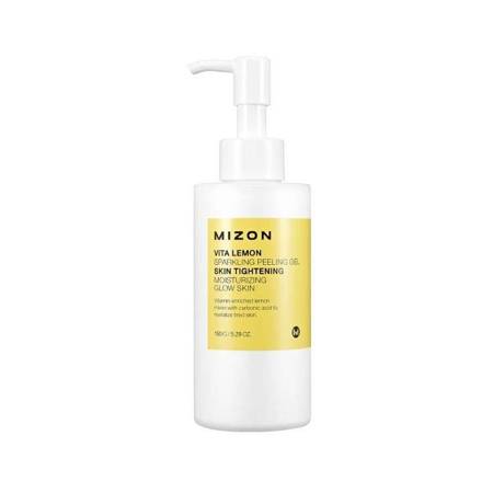 MIZON_Vita Lemon Sparkling Peeling Gel Moistruzing & Glow Skin putojantis veido šveitiklis Lemon 145g