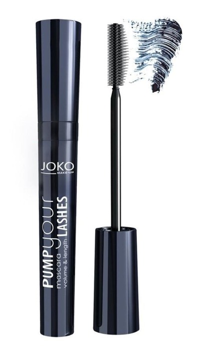 Make-Up Pump Your Lashes blakstienų tušas Volume&Lenght blakstienų tušas blakstienoms tankinti ir ilginti Deep Blue 9ml