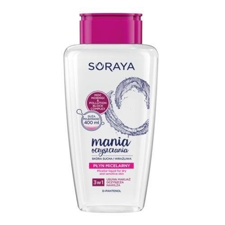 Mania valomasis micelinis losjonas sausai ir jautriai odai 400ml