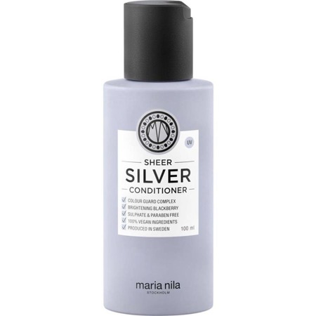 Maria Nila Sheer Silver kondicionierius šviesiems ir šviesintiems plaukams 100ml