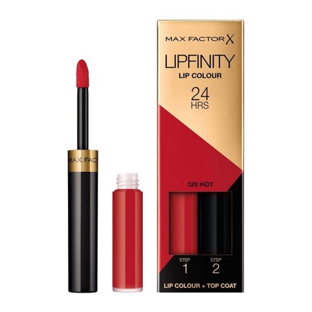 Max Factor Lipfinity lūpų dažai Trwała pomadka nr 120 Hot 3,69ml