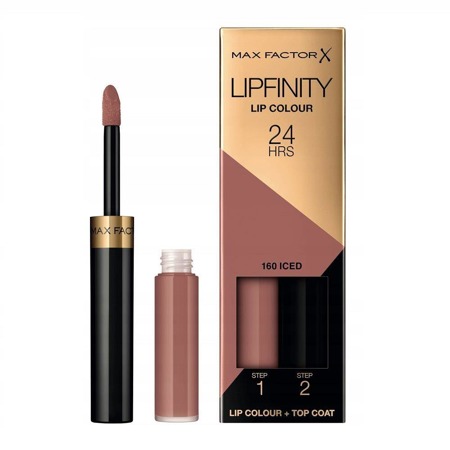 Max Factor Lipfinity lūpų dažai Trwała pomadka nr. 160 Iced 3.69ml