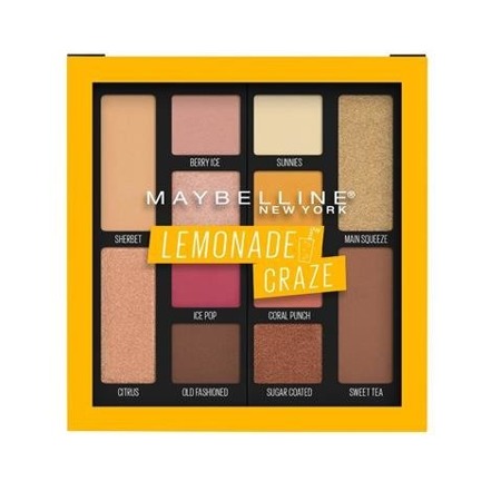 Maybelline Lemonade Craze Eyeshadow Palette skaistalų ir ryškiklių paletė 12g