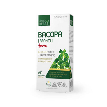 Medica Herbs Bacopa (Brahmi) Forte 60 kapsulių