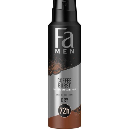 Men Coffee Burst 72h antiperspirantas w sprayu o aromatycznym zapachu kawy 150ml