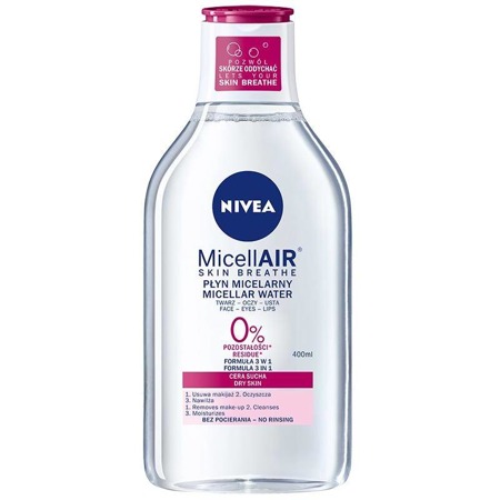 MicellAir Skin Breathe Micelinis losjonas sausai odai 400ml