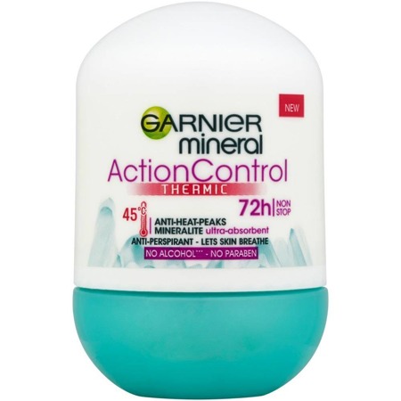 Mineral Action Control Thermic 72h antiperspirantas Roll-On 50ml