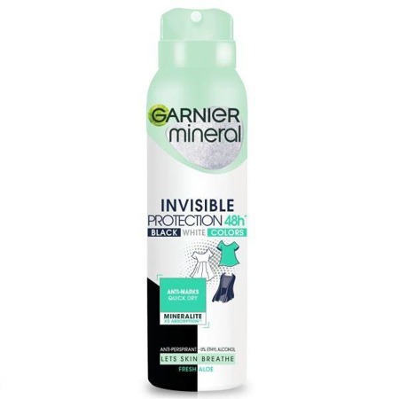 Mineral Invisible Protection Fresh Aloe purškiamas antiperspirantas 150ml