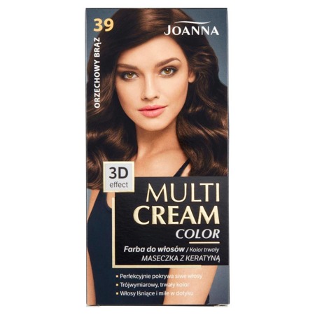 Multi Cream Color dažai plaukams 39 Riešutmedžio ruda