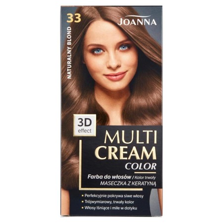 Multi Cream Color plaukų dažai 33 Natūrali blondinė