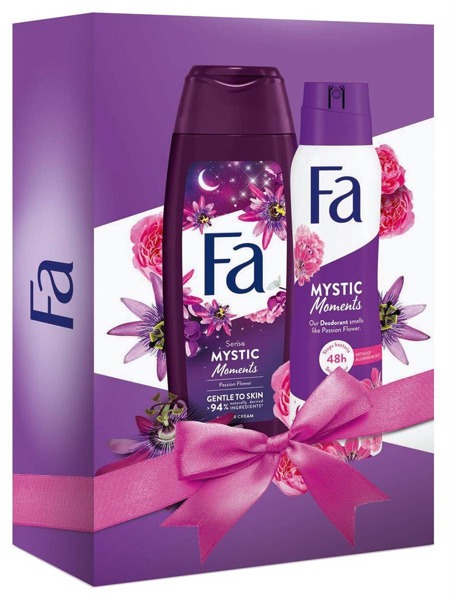 Mystic Moments rinkinys dušo želė 250ml + dezodorantas purškiklis 150ml