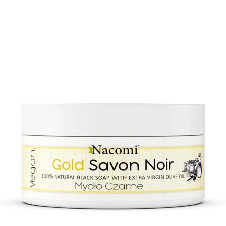 NACOMI Savon Noir juodas muilas Gold 125g