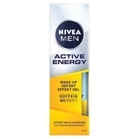 NIVEA Men Active Energy Wake-Up energizuojantis veido gelis 50ml