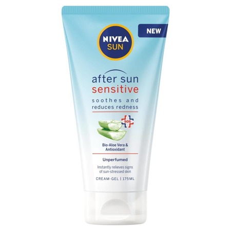 NIVEA Sun After Sun Sensitive raminantis kremas-gelio po saulės 175ml