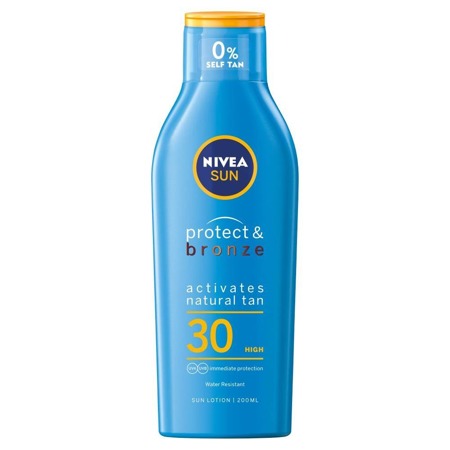 NIVEA Sun Protect & Bronze Tan Activating Lotion SPF30 200ml