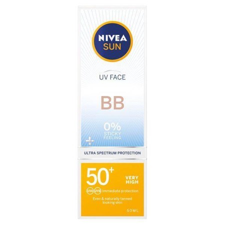 NIVEA Sun UV Face BB drėkinamasis BB kremas SPF50 50ml