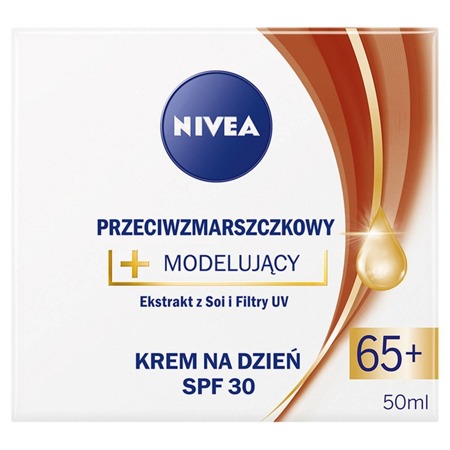 NIVEA modeliuojantis dieninis kremas nuo raukšlių SPF30 65+ 50ml