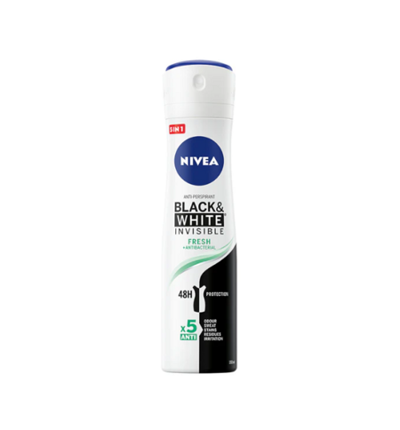 NIVEA_Black & White Invisible Fresh antiperspirantas purškiamas 48H 150ml