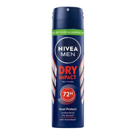 NIVEA_Men Dry Impact 72h antiperspirantas purškiamas 150ml