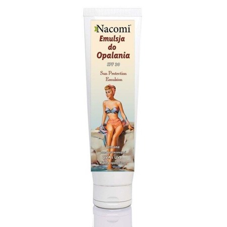 Nacomi Natūrali apsaugos nuo saulės emulsija SPF30 emulsja do opalania 150ml