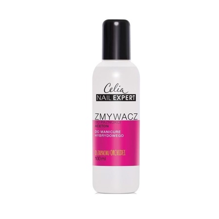 Nail Expert acetonowy zmywacz do manikiūro hybrydowego Orchidea 100ml