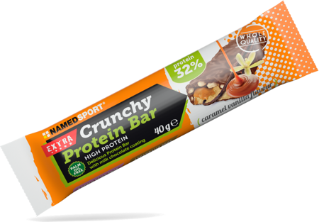 Namedsport Crunchy Protein Bar aukštos kokybės baltymų batonėlis su karamelės ir vanilės skoniu 40 g