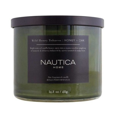 Nautica Candle Wild Honey Tobacco 411g