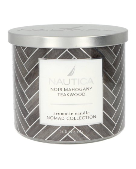 Nautica Nomad Collection Noir Mahogany Teakwood Candle 411g