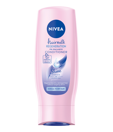 Nivea Hairmilk švelnus kondicionierius normalios ir šiurkščios tekstūros plaukams 200ml