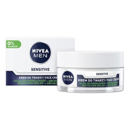 Nivea Men Sensitive intensyvus drėkinamasis kremas 50ml