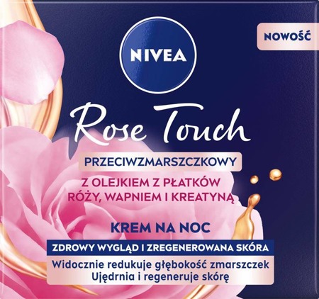 Nivea Rose Touch przeciwzmarszczkowy krem na noc 50ml