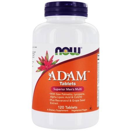 Now Foods Adam 120 tablečių - multivitaminai ir mineralai vyrams