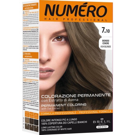 Nuolatinio dažymo plaukų dažai 7.10 Pelenų blondinė 140ml