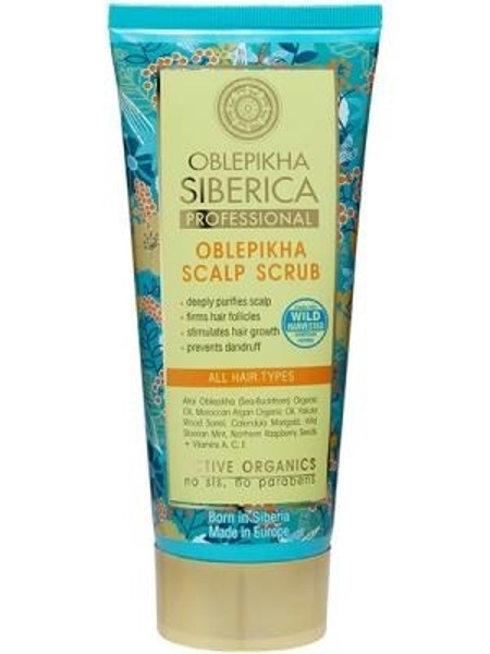 Oblepikha Scalp Scrub All Types Hair rokitnikowy peeling do skóry głowy dla wszystkich rodzajów волос 200ml