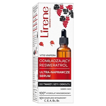 Odmładzający Resweratrol ultra-naprawcze serum na dzień i noc 30ml