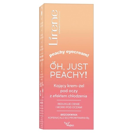 Oh Just Peachy! kojący krem-żel pod oczy z efektem chłodzenia 15ml