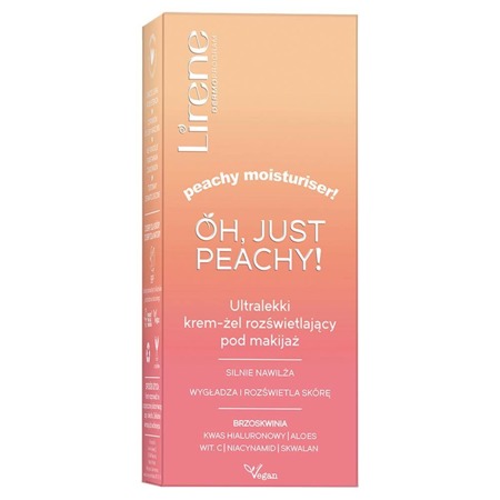 Oh Just Peachy! ultralekki krem-żel rozświetlający pod makijaż 50ml